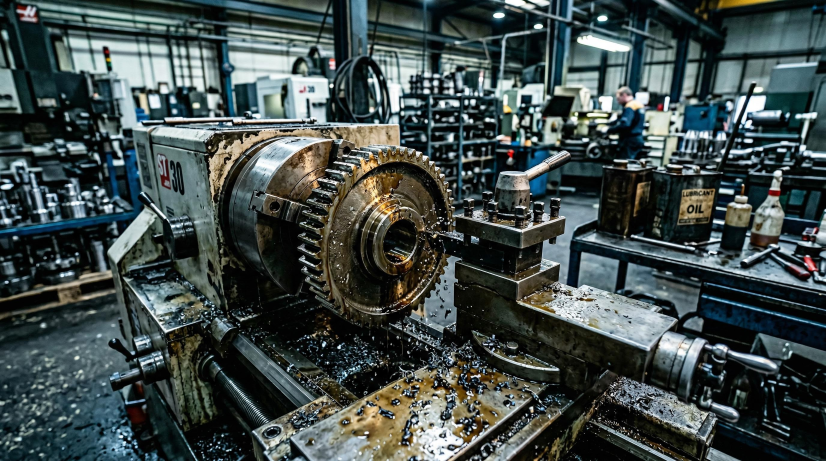 Oil Adheres to Metal During Processing